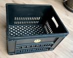 Zwarte Fietskrat - 42x35x27cm, Fietsen en Brommers, Fietsaccessoires | Fietsmanden, Ophalen of Verzenden, Gebruikt, Fietskrat