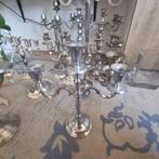 13 verzilverde kandelaren – perfect voor feest of bruiloft, Ophalen of Verzenden, Gebruikt