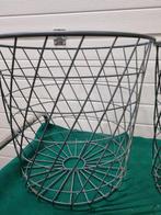 Draadmanden metaal grijs twee stuks, Ophalen of Verzenden, 'T Olde Gre-j, Info@toldegrej.nl, Endepoelstraat 20f Didam