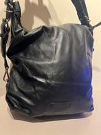 Esprit zwarte leren Handtas, black, noir, Sieraden, Tassen en Uiterlijk, Ophalen of Verzenden, Zo goed als nieuw, Zwart, Handtas
