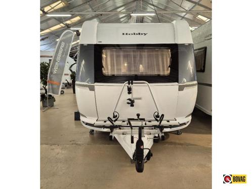 Hobby De Luxe 460 LU, Caravans en Kamperen, Caravans, Bedrijf, tot en met 4, 1000 - 1250 kg, Rondzit, Hobby, 2 aparte bedden, Overige typen