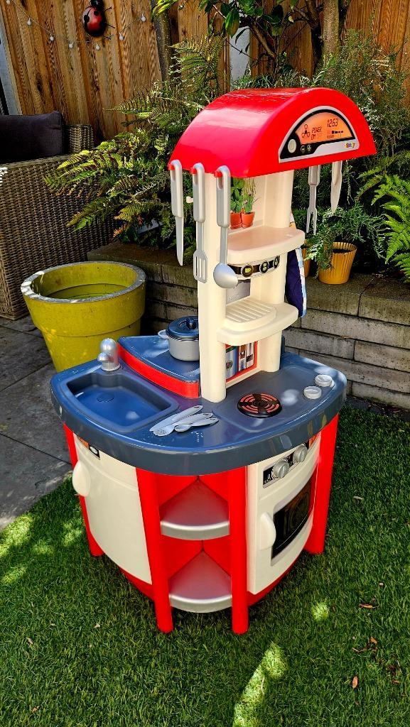 Leuke kinderkeuken met accessoires, Kinderen en Baby's, Speelgoed | Speelkeukens, Gebruikt, Speelkeuken, Kunststof, Ophalen