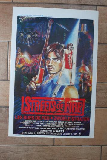filmaffiche Streets Of Fire 1984 filmposter beschikbaar voor biedingen