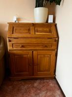 Blank eiken secretaire, Huis en Inrichting, Kasten | Secretaires, Ophalen, Gebruikt