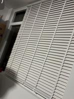 Houten Jaloezieën 160 breed 220 hoog, 200 cm of meer, Wit, 150 tot 200 cm, Ophalen of Verzenden