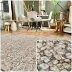 Retro wol - Nero robuust gemêleerd vloerkleed - fotoshoot, Ophalen, 150 tot 200 cm, 200 cm of meer, Zo goed als nieuw