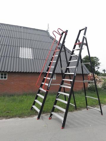 Trap Solide Altrex 2-4mtr bouwtrap werktrap 6-12treeds DIV beschikbaar voor biedingen