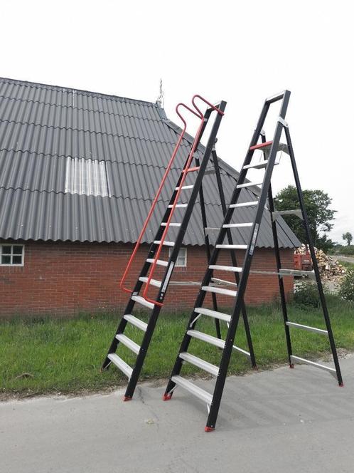 Trap Solide Altrex 2-4mtr bouwtrap werktrap 6-12treeds DIV, Doe-het-zelf en Verbouw, Ladders en Trappen, Gebruikt, Trap, 2 tot 4 meter