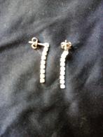 Strass oorbellen stekers   NIEUW, Nieuw, Ophalen of Verzenden, Knopjes of Stekers, Zilver
