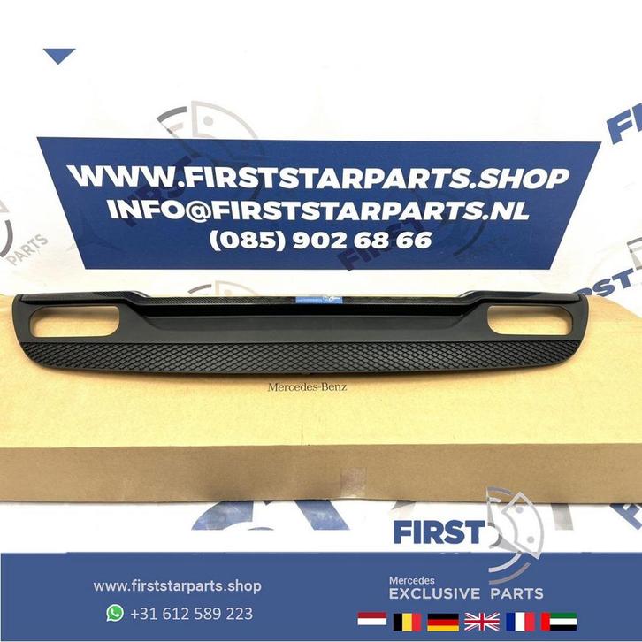 W176 A45 AMG Diffuser CARBON Mercedes A Klasse 2012-2018 ORI, Auto-onderdelen, Overige Auto-onderdelen, Mercedes-Benz, Gebruikt