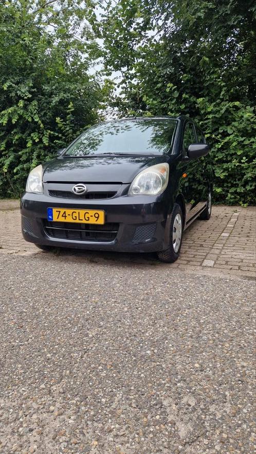 Daihatsu Cuore 1.0 5D 2008 Zwart, Auto's, Daihatsu, Particulier, Cuore, Benzine, A, Hatchback, Handgeschakeld, Origineel Nederlands