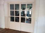 Tuindeur. Dubbele deur. Schuifdeur, Doe-het-zelf en Verbouw, Deuren en Horren, Ophalen, 120 cm of meer, Schuifdeur, 200 tot 215 cm
