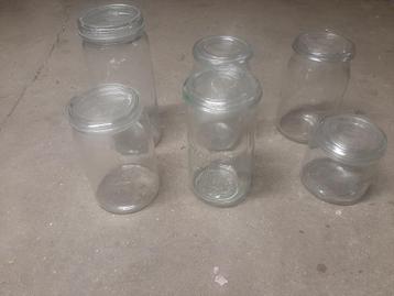 Weckflessen met deksel in verschillende maten beschikbaar voor biedingen