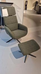 Showroommodel Ergo Relaxfauteuil met voetenbank Stof, Ophalen, Zo goed als nieuw, Stof