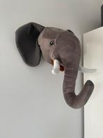 Olifant dierenkop voor aan de muur zgan, Ophalen of Verzenden, Zo goed als nieuw, Wanddecoratie