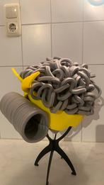 Grijze Foam Pruik - Carnaval Accessoire, Ophalen of Verzenden, Nieuw