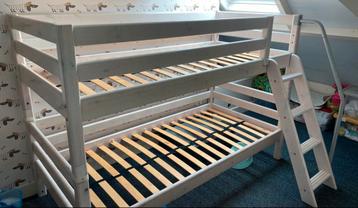 Flexa Classic - Stapelbed - 143cm - whitewash!!! beschikbaar voor biedingen
