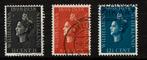 Nederland NVPH 310-312 gestempeld 3, Verzenden, T/m 1940, Gestempeld