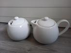Melkkannetje en suikerpotje wit aardewerk, nooit gebruikt, Overige typen, Nieuw, Ophalen of Verzenden, Overige stijlen