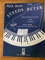 Steeds Beter - Piano Studies Boek 1, Klassiek, Les of Cursus, Ophalen of Verzenden, Zo goed als nieuw