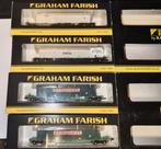 Graham Farish container wagons, Hobby en Vrije tijd, Modeltreinen | N-Spoor, Overige merken, Gelijkstroom, Wagon, Ophalen of Verzenden