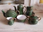 Oud donkergroen serviesje, Ophalen of Verzenden
