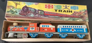 1960’s Blikken Trein MF 719,China,nieuw in doos,OVP beschikbaar voor biedingen