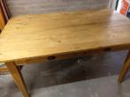 Massief Houten Eettafel, Huis en Inrichting, Tafels | Eettafels, Ophalen, Gebruikt, 100 tot 150 cm, Onbekend