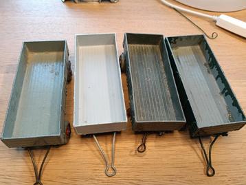4 x Dinky Toys open Trailer, opruiming  beschikbaar voor biedingen