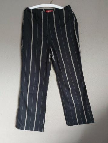 Taifun broek pantalon zwart streepje maat 40 beschikbaar voor biedingen