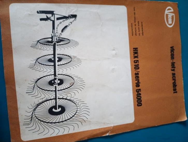 Vicon-Lely Harkkeerder, Boeken, Catalogussen en Folders, Ophalen of Verzenden