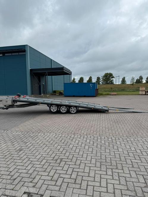 Brian James T6 Autotransporter|elec.lier|Tiltbed|Lichtmetaal, Auto diversen, Aanhangers en Bagagewagens, Gebruikt, Ophalen