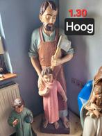 Groot heiligbeeld 1.30 hoog, Antiek en Kunst, Ophalen