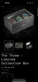 Alpha Sierra Three Limited Collection Box, Overige merken, Staal, Polshorloge, Ophalen of Verzenden