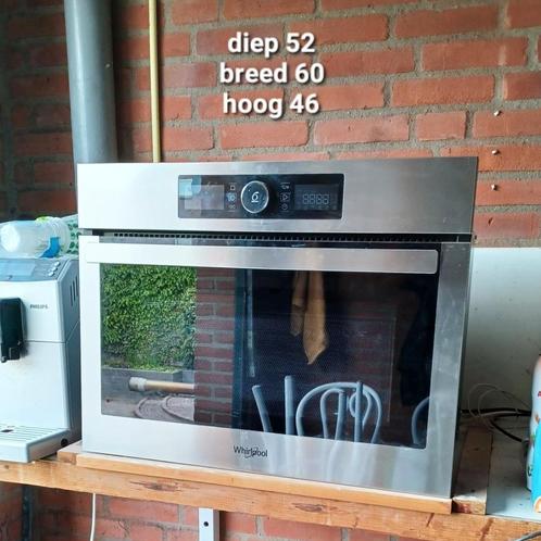 inbouw combimagnetron whirlpool, Witgoed en Apparatuur, Magnetrons, Gebruikt, Inbouw, Combimagnetron, 45 tot 60 cm, Crisp, Grill