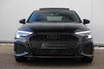 Audi A3 Limousine 35 TFSI S edition 150PK Automaat Panoramad, Auto's, Audi, 4 cilinders, Zwart, Bedrijf, 690 kg