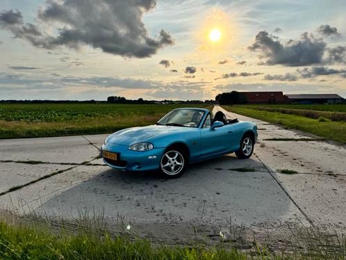 Mazda mx-5 crystal blue 78.000km, Auto's, Mazda, Particulier, Benzine, Cabriolet, Geïmporteerd, Blauw, Ophalen