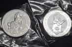 2x 2 troy oz queens beasts 2020 Zilver 9999, Verzenden, Zilver