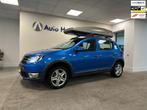 Dacia Sandero 0.9 TCe Stepway Lauréate|CRUISE|AIRCO|NAVI|PD, Auto's, Voorwielaandrijving, Stof, Gebruikt, Zwart