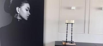 Diga Colmore Luxe Design Set Kandelaars H 60 cm  Zwart beschikbaar voor biedingen