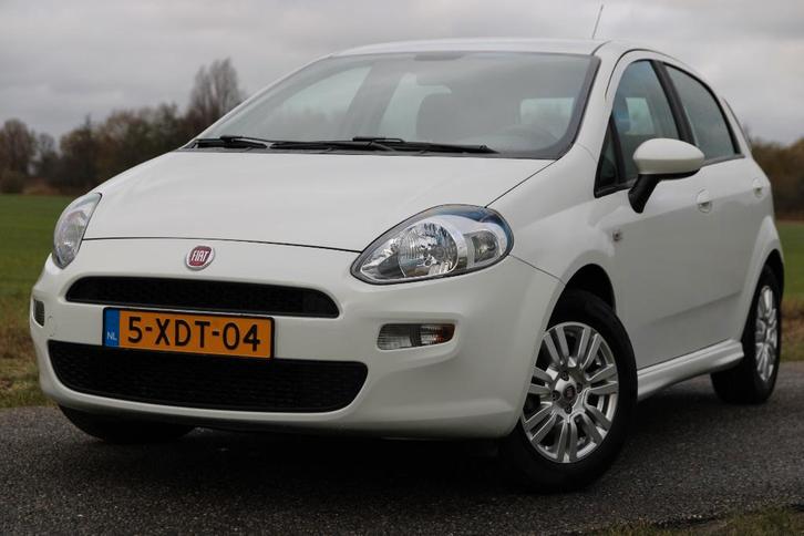 Fiat Punto Evo 0.9 TwinAir Street,06-2014,5-Deurs,Wit,Airco, Auto's, Fiat, Bedrijf, Te koop, Punto EVO, ABS, Airbags, Airconditioning