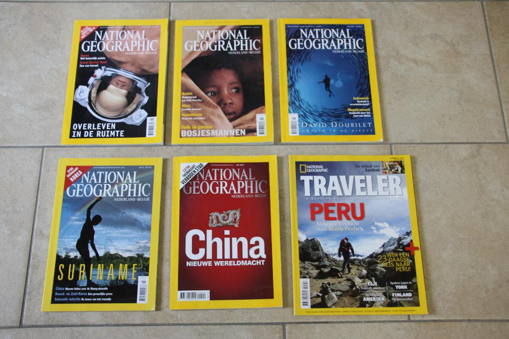 National Geographic magazines jaren 2001-2011.Totaal13 stuks, Ophalen of Verzenden, Zo goed als nieuw, Wetenschap en Natuur