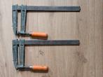 2 zware lijmklemmen, Doe-het-zelf en Verbouw, Gereedschap | Handgereedschap, Ophalen, Zo goed als nieuw