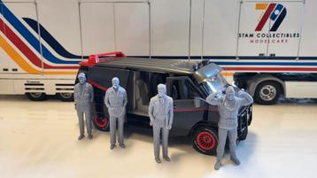 A-Team Resin 16K 3D- 4 figuren. BA, Murdock, Face en Hanibal beschikbaar voor biedingen
