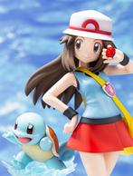 Pokémon Leaf & Squirtle - ARTFX J: Kotobukiya - schaal 1/8, Verzamelen, Beelden en Beeldjes, Ophalen of Verzenden, Zo goed als nieuw