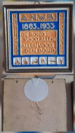 ANWB Tegel 1883-1933 Delft Aardewerk, Antiek en Kunst, Antiek | Wandborden en Tegels, Ophalen of Verzenden