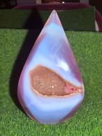 Druzy Agaat Druppel - Natuurlijk Kristal, Ophalen of Verzenden, Mineraal