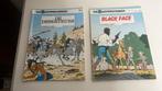 7 x Lucky Luke en 3 x De blauwbloezen, Boeken, Meerdere stripboeken, Ophalen of Verzenden, Gelezen