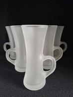 9 Vintage limoncelloglazen met handvat, Glas of Glazen, Ophalen of Verzenden, Overige stijlen, Glas