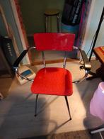 Retro formica stoel met armleuningen!, Ophalen, Eén